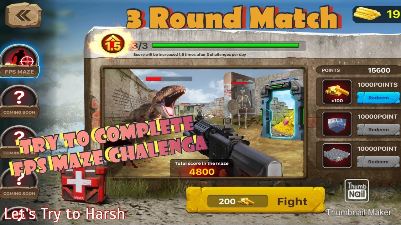 Try to Complete FPS Maze Chalenga | It's Not 🚫 Easy | Animal Revolt Battle Simulator Mobile | arbs |