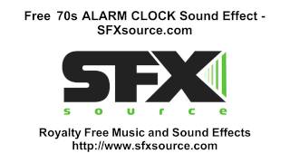 Free 1970s Alarm Clock Sound Effect - SFXsource.com