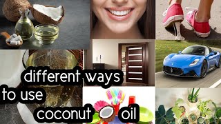 different ways to use coconut oil/how to polish furniture at home easy/coconut oil hacks