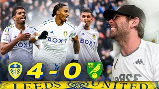 CANADIAN reacts to the LEEDS v NORWICH PLAYOFF SECOND LEG!!! 4-0