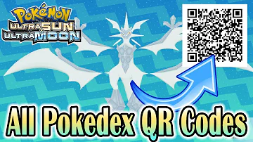 Pokemon Ultra Sun & Ultra Moon - Complete Pokedex w/ All QR Codes