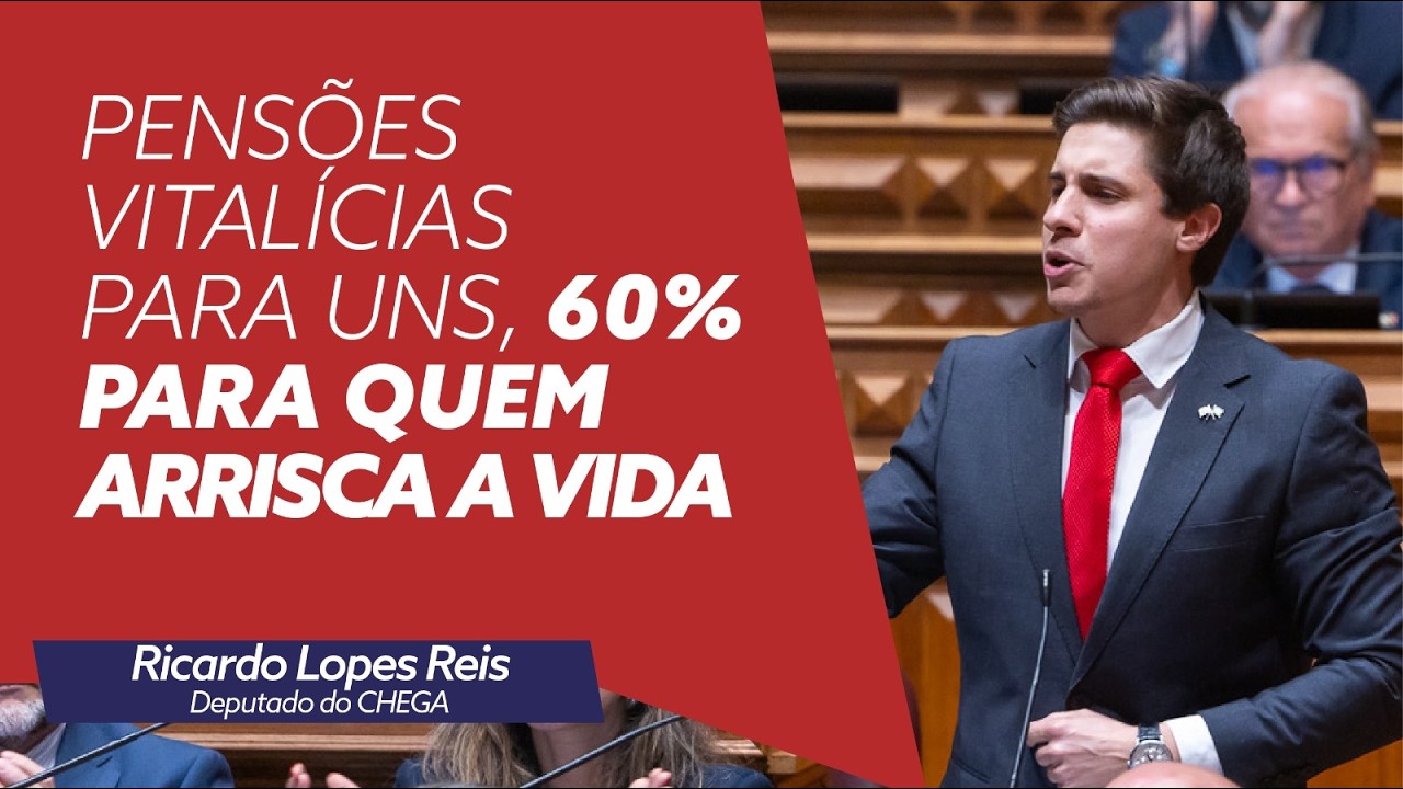 ”Pensões vitalícias para uns, 60% para quem arrisca a vida”
