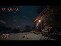 BLIZZARD IN THE ALPS | Howling wind and blowing snow for Relaxing| Studying| Sleep| Winter Ambience