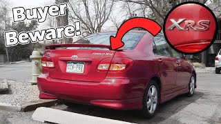 Watch This BEFORE You Buy A Corolla XRS!