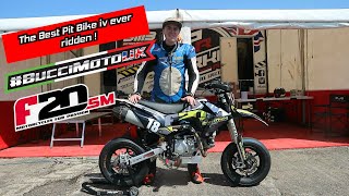BucciMoto F20SM 190cc Pit Bike on and off track review *** Parker Racing *** #pitbike #supermoto