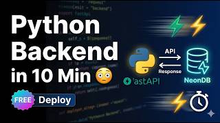 Build & Deploy Python FastAPI API with Prisma & NeonDB 🚀 (FREE Hosting)