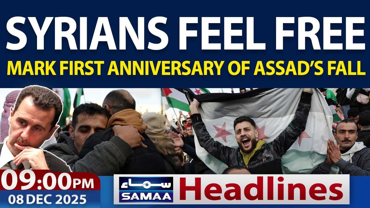 Military Parade Signals New Era | Syria Marks One Year Post-Assad | 9:00PM News Headlines | Samaa TV
