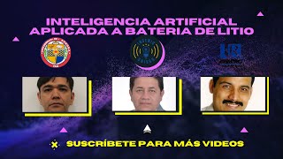 028 INTELIGENCIA ARTIFICIAL APLICADA A BATERIAS DE LITIO