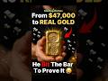 $47,000 Turned Into PURE GOLD! 😳💰 #StartupRiches