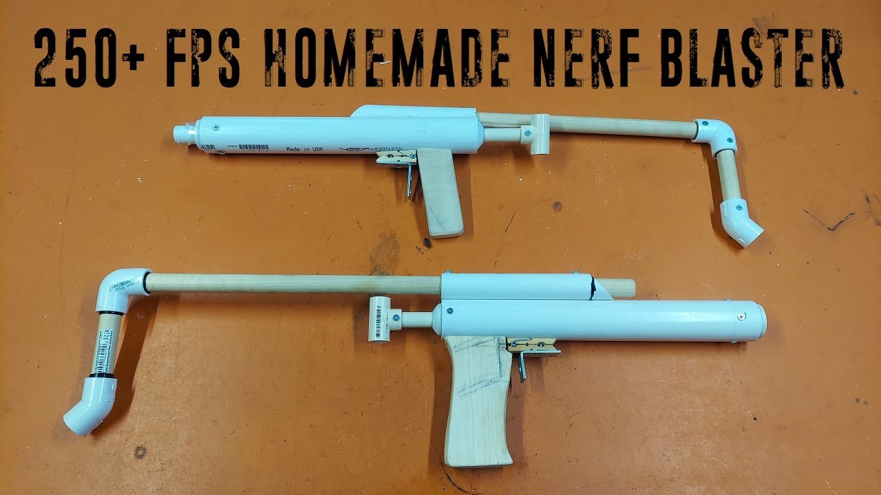 Hardware Store Homemade "Nerf" Blaster - YouTube