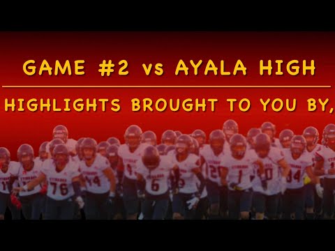 Special thanks to our Sponsors! Game #2: Plays of The Week! Eagles vs Ayala High.