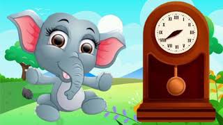 Hickory Dickory Dock Elephant | Baby Elephant Song ¦ hickory dickory dock #111 ¦ Coco Finger Rhymes