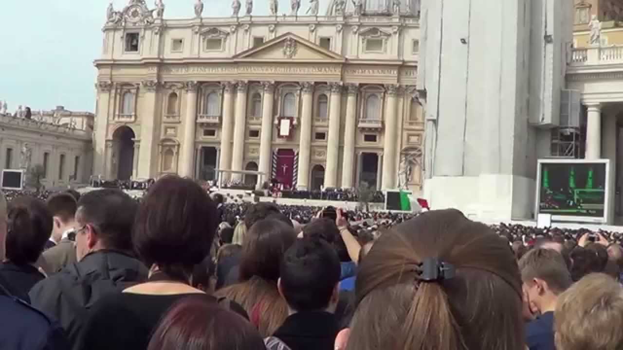 Vaticano - Italia - Pope Francis First Celebration 2013 (Vatican Italy) - YouTube