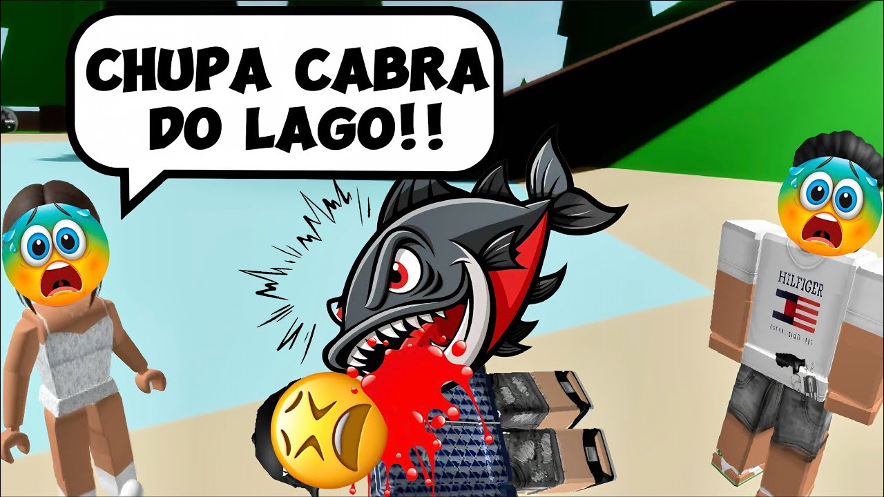 O CHUPA CABRA do lago que atacava as pessoas - História Roblox