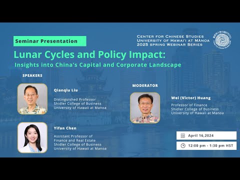 Lunar Cycles and Policy Impact: Insights into China’s Capital and Corporate Landscape