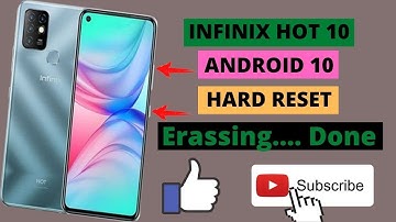 infinix hot 10 X682B Hard Reset Without Pc || X682C Factory Reset || pin password Reset/Remove