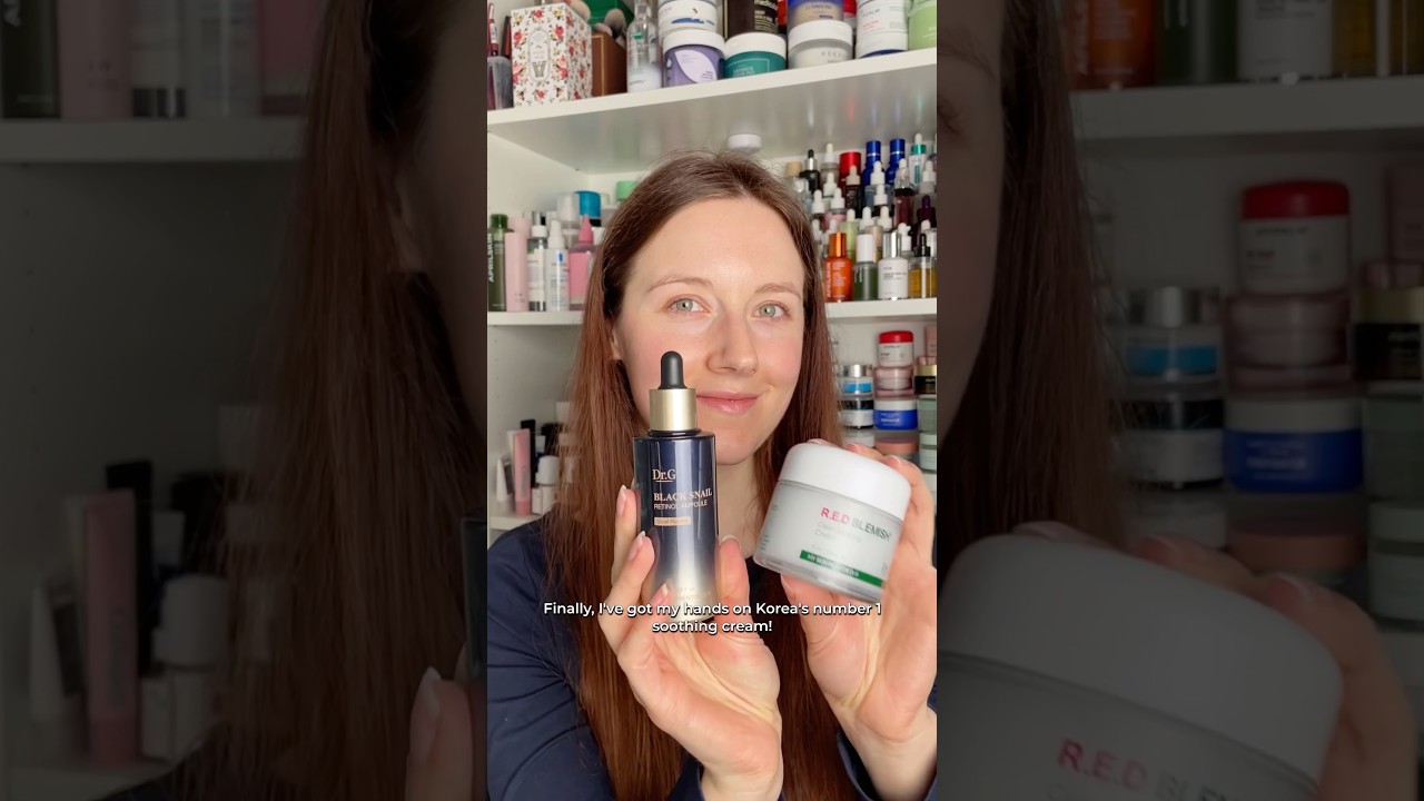 Dr.G Red Blemish Clear Soothing Cream and Black Snail Retinol Ampoule review