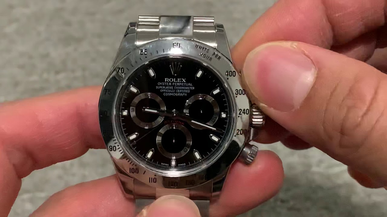Rolex Daytona 116520 Black Dial
