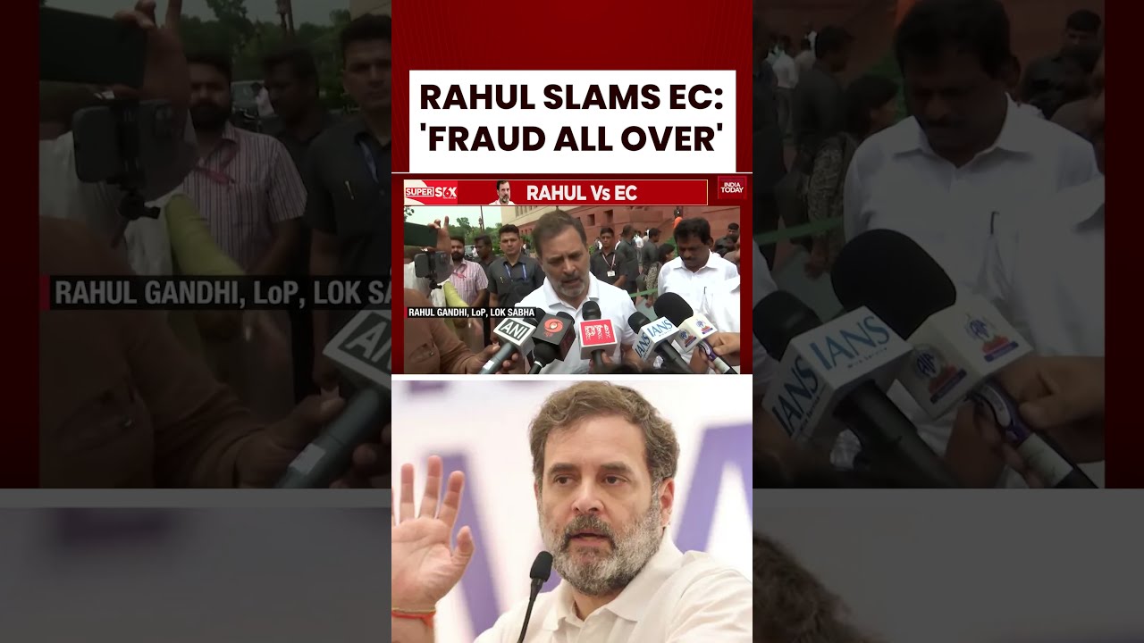 Rahul Gandhi Slams Election Commission Says Fraud All Over Constituencies