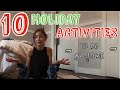 vlogmas day 15 | 10 at home holiday activities