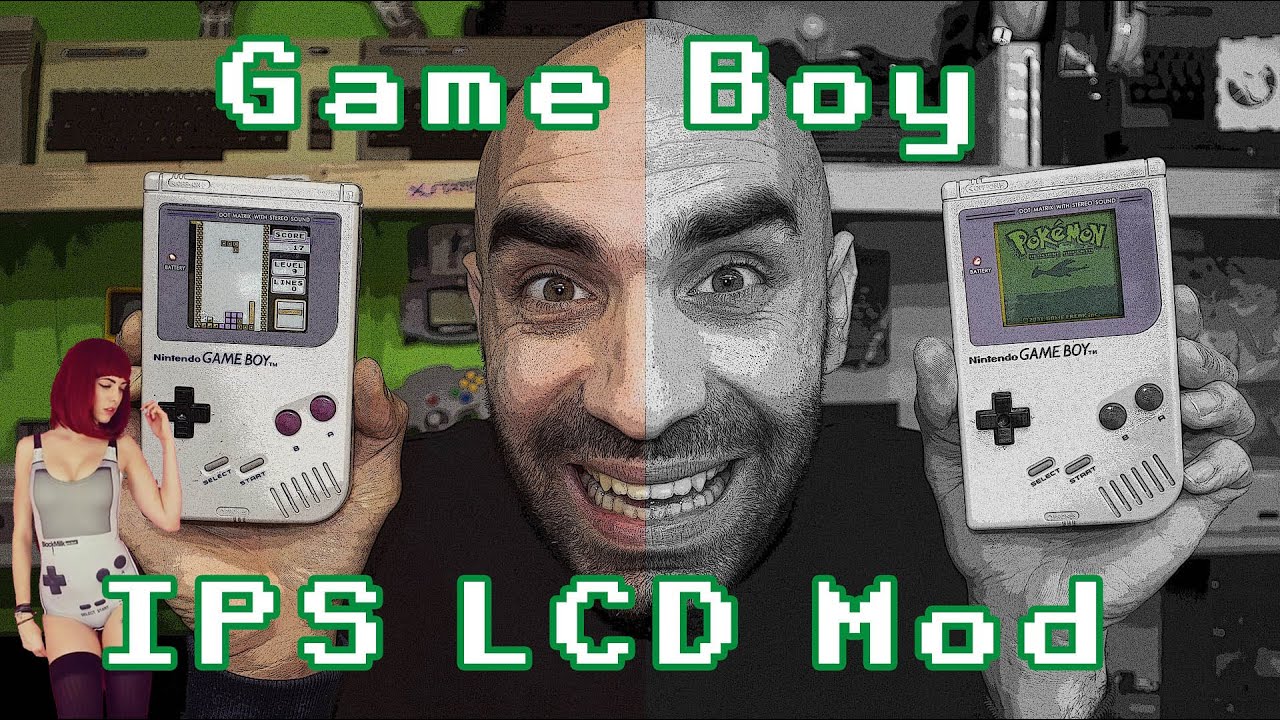 🇮🇹 Nintendo Game Boy DMG IPS LCD MOD 🇮🇹 Retro Console YouTube
