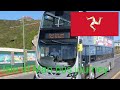 Castletown to Ronaldsway Airport from the top deck of the bus (Isle of Man)