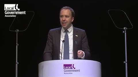 Rt Hon Matt Hancock MP | LGA Annual Conference 2019