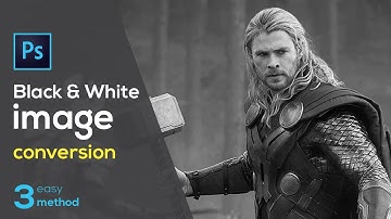 Convert Photos to Black and White in Photoshop - Easy way to do