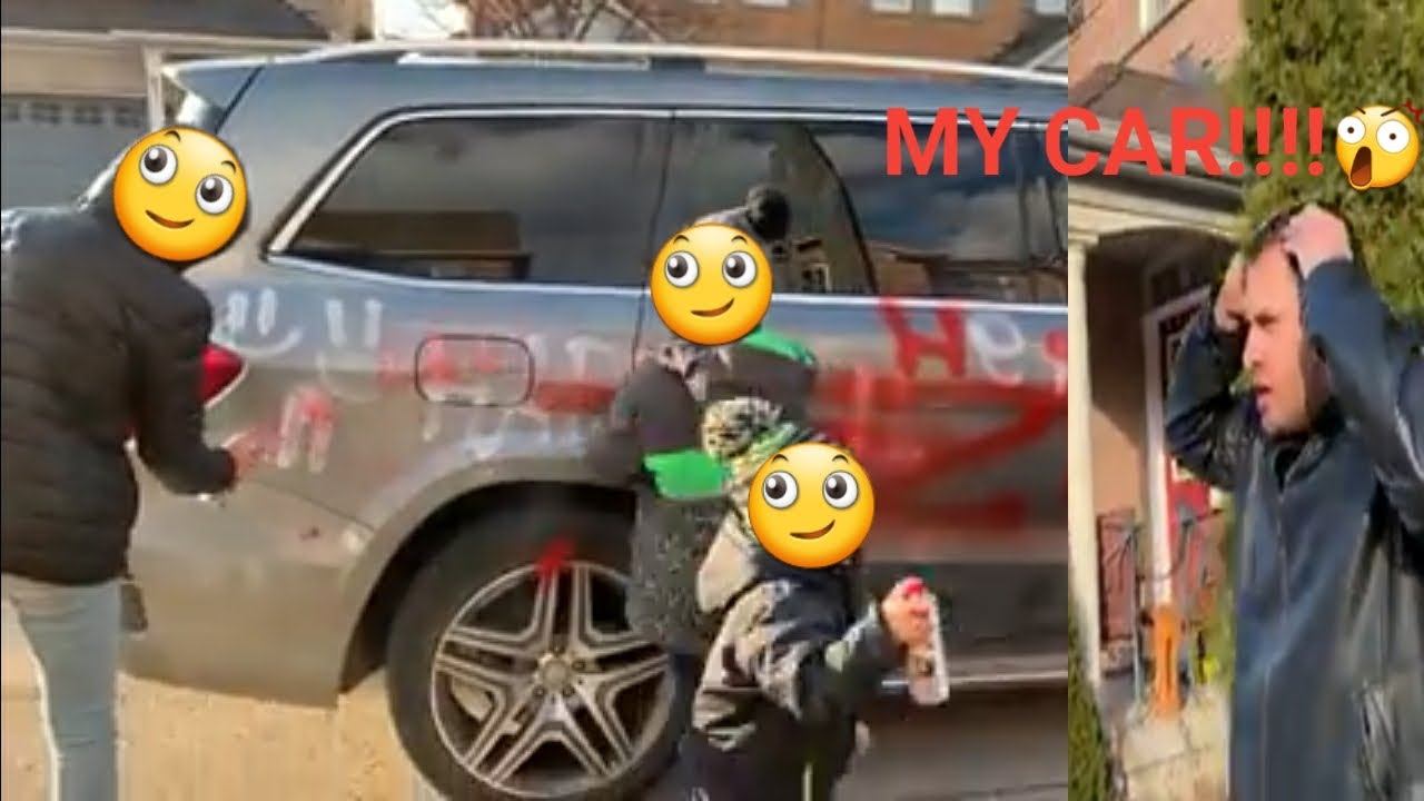 Spray Painted [Dads Car Prank] FPTK YouTube