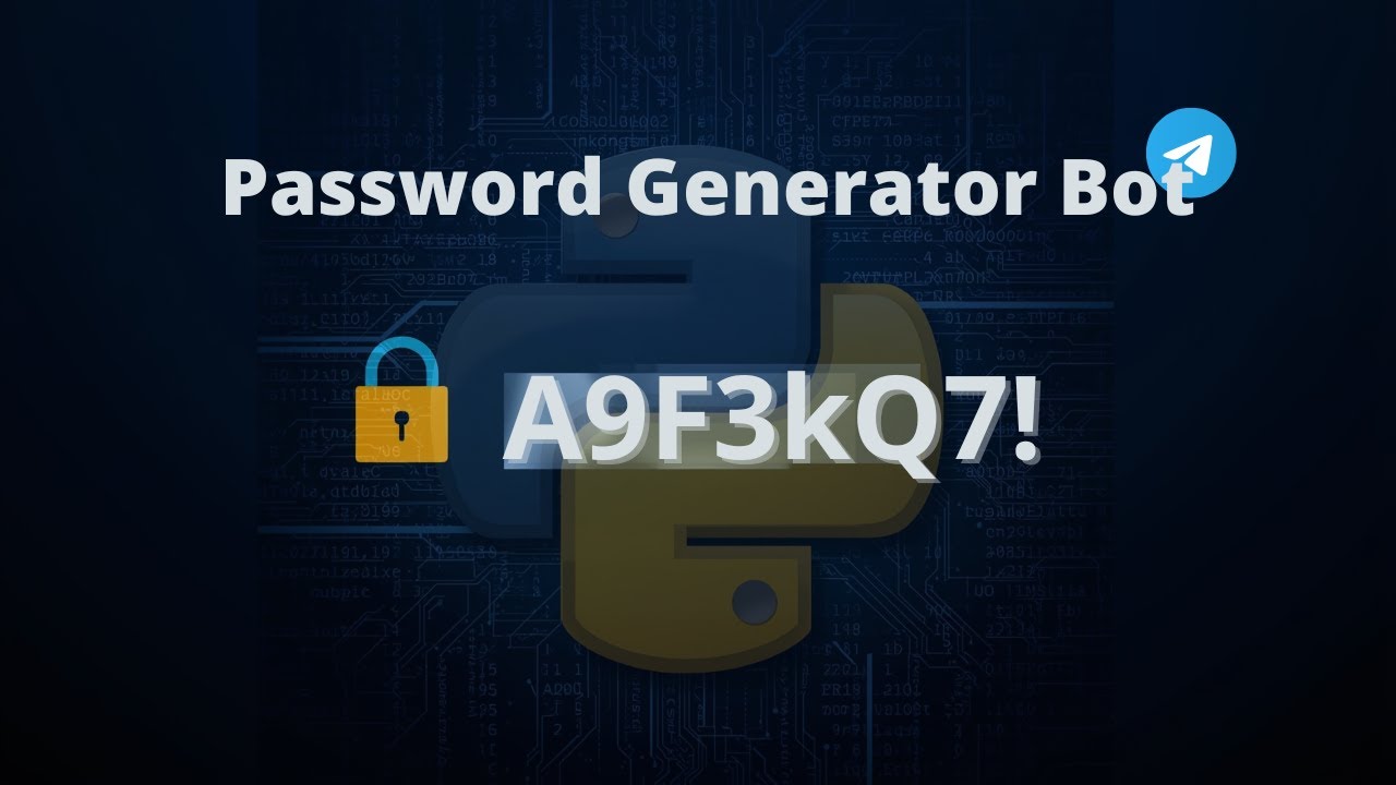 Build a Password Generator Telegram Bot with Python | Step by Step
