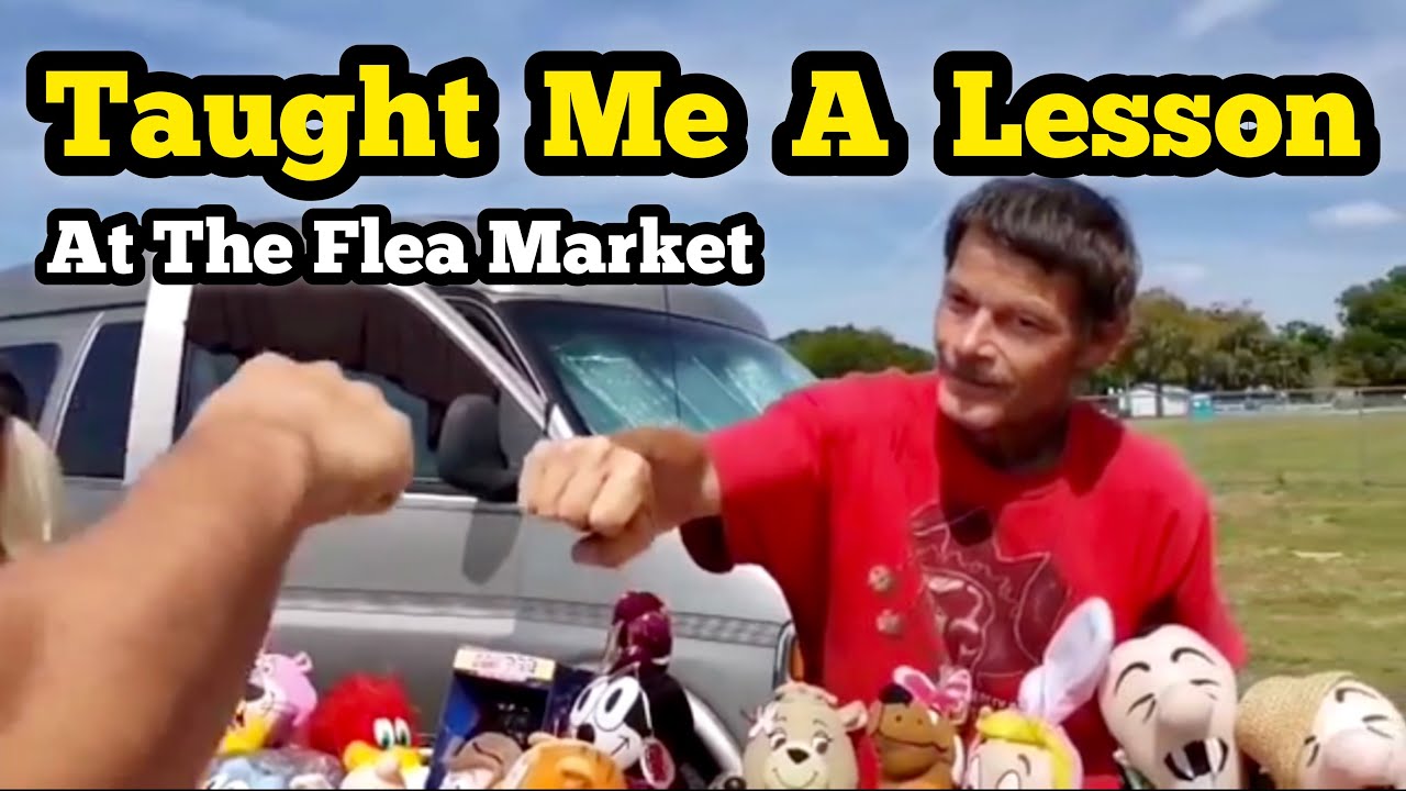 HE TAUGHT ME A LESSON THROWN OUT OF FLEA MARKET Booth By Reseller