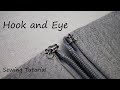 How to attach a Hook and Eye of a Skirt