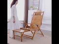Ultimate Bamboo Recliner Chair | Foldable & Adjustable Lounge Seat #woodworking #classicwood #home