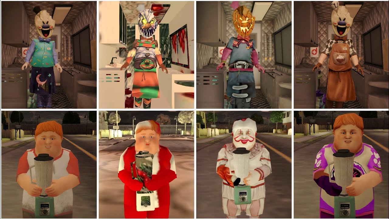 Ice Scream 8 Rod Christmas Halloween Coffee Pre But Ice Scream 1 Full Gameplay