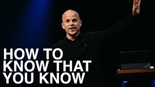 How to Know That You Know - Ben Stuart 
