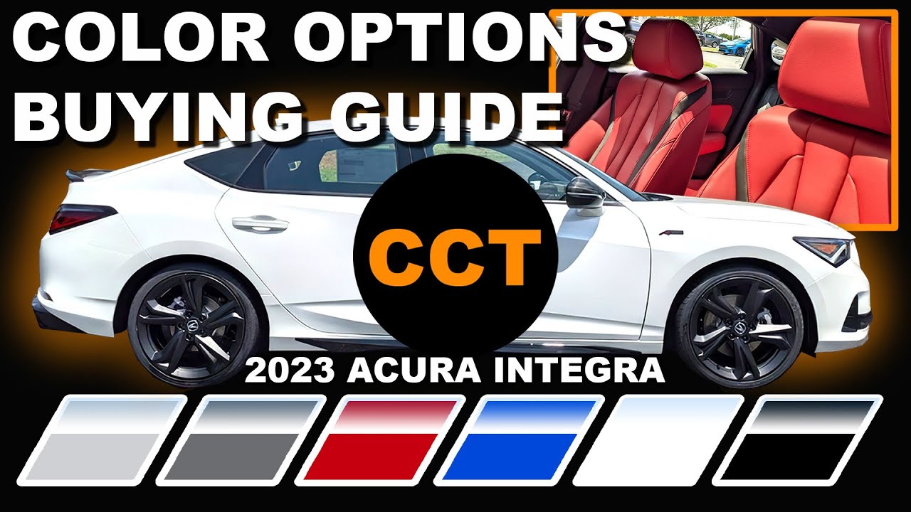 2023 Acura Integra Color Options Buying Guide