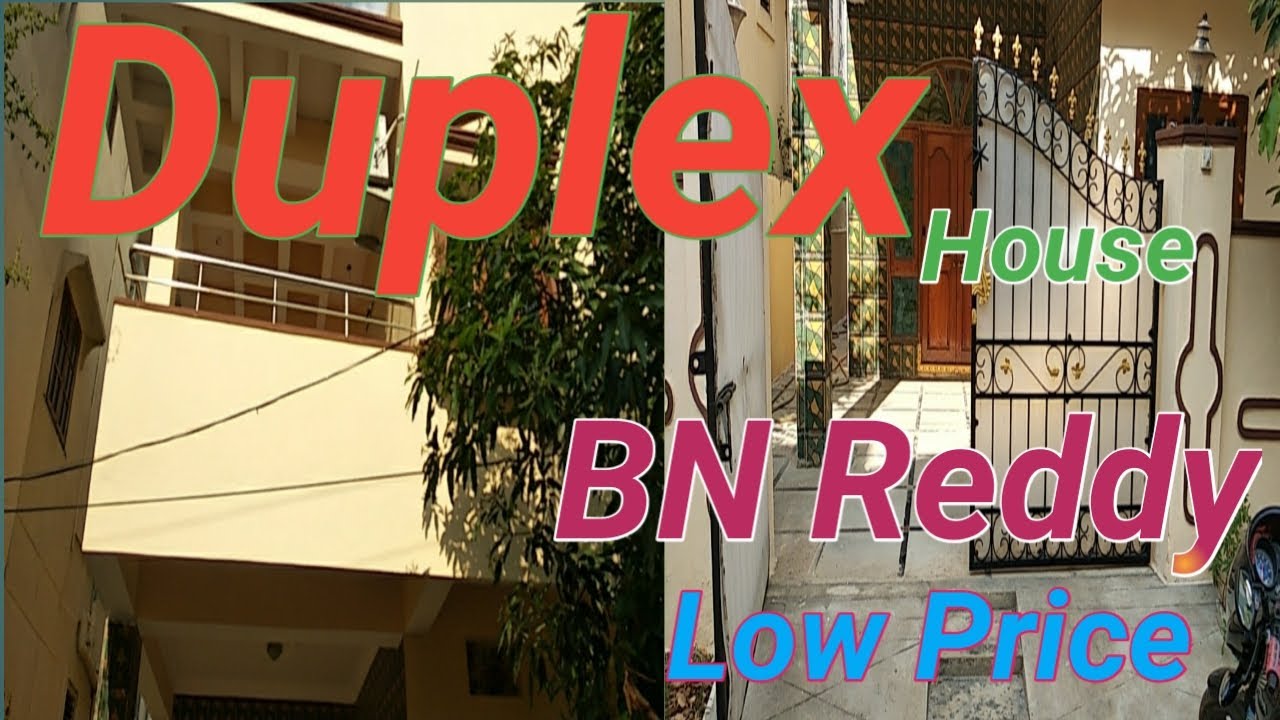 G+1 Duplex house for sale in BN Reddy Nandhi hills