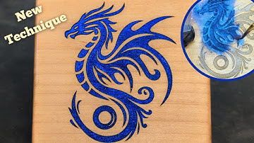 New Technique To Make Laser Engraved Color Fill POP With Pigment Powders