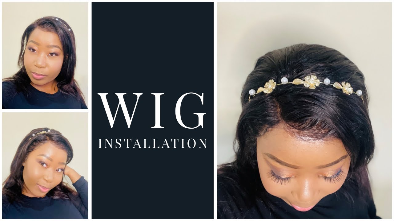 I Installed my wig for the first time (Well kinda) - YouTube