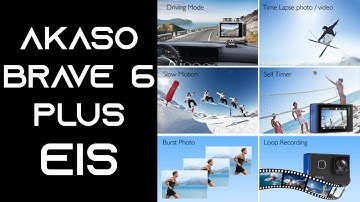 Akaso Brave 6 Plus Action Camera Electronic Image Stabilization