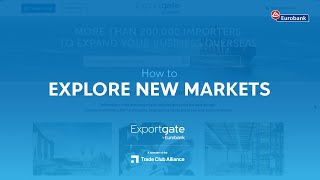Exportgate | How to Explore New Markets