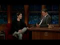 Late Late Show with Craig Ferguson 12/5/2011 Justin Long, Noomi Rapace