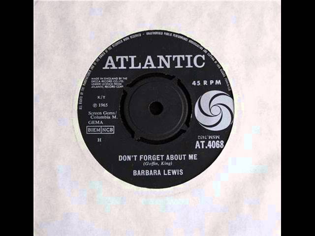 Barbara Lewis - Don't Forget About Me