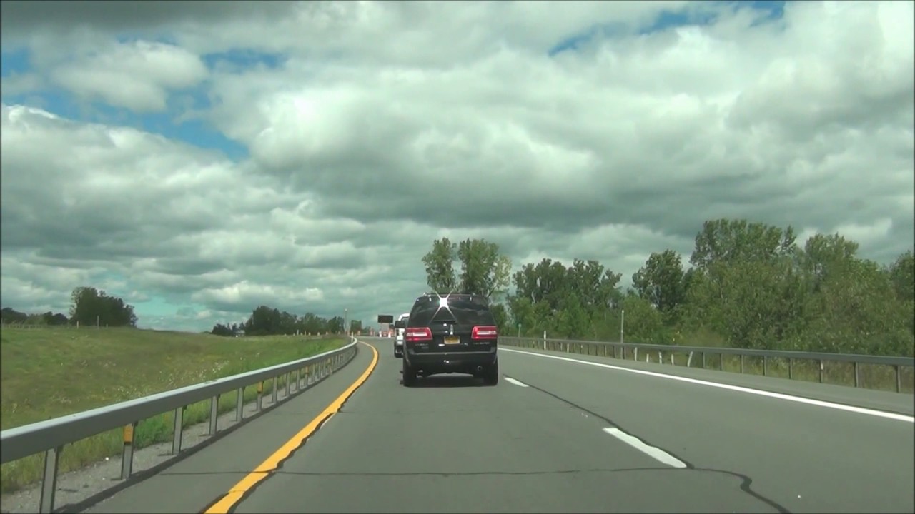 New York Interstate 87 North (Adirondack Northway) Mile Marker 140