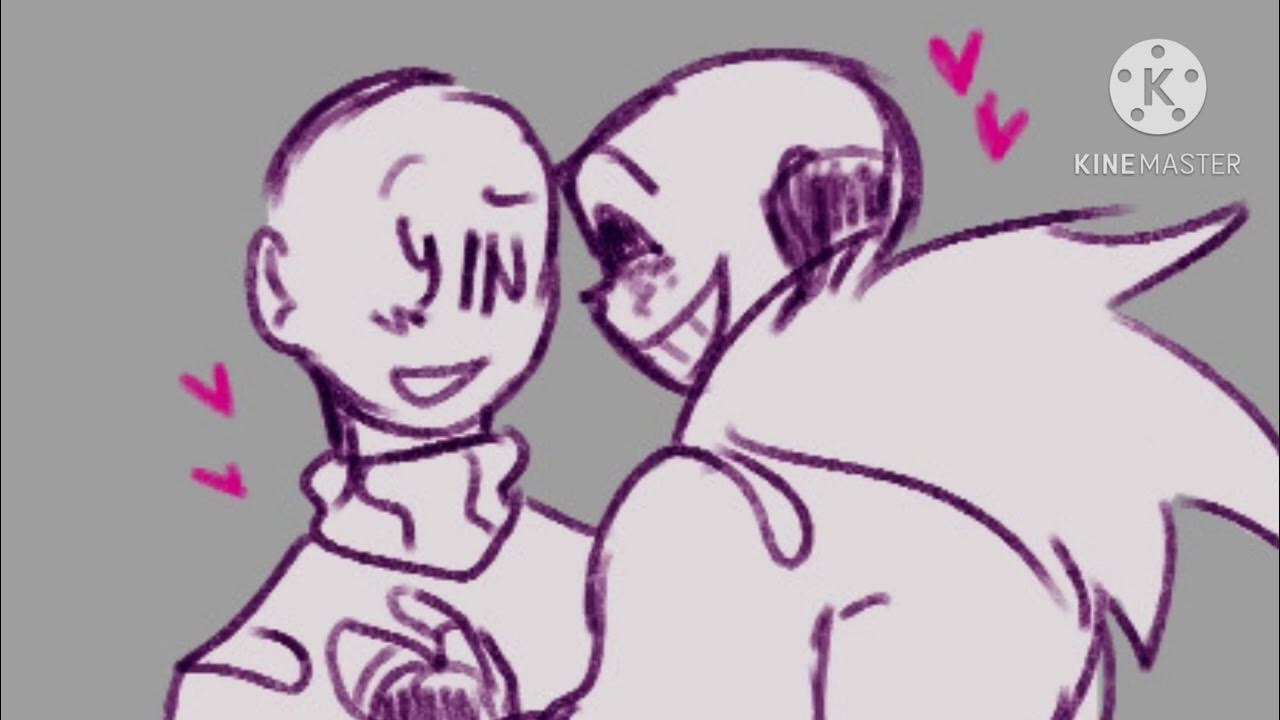 Killer!Sans is canonicaly a flirt and romantic #killersans #thebadsans