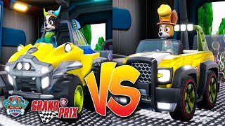 PAW PATROL: GRAND PRIX 🏁🐶 REX VS. TRACKER