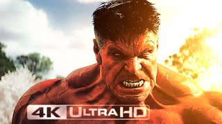 RED HULK vs CAPTAIN AMERICA FINAL BATTLE - MOVIE CLIP [4K] PART 1