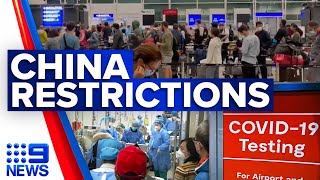 PM flags changes to COVID-19 testing requirement for China travellers | 9 News Australia