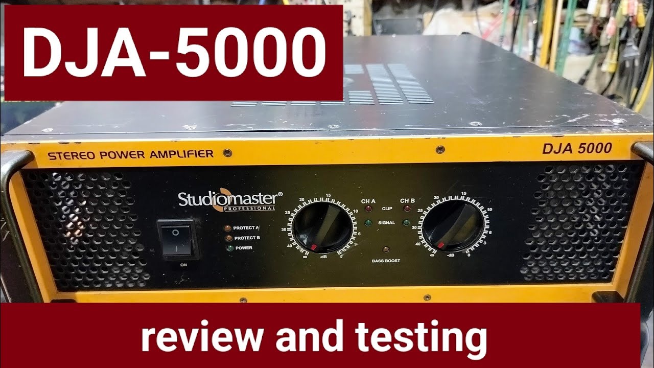 studiomastar dja 5000 review and testing ll DJA 5000