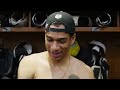 Forward Quinton Byfield | 02.24 LA Kings beat the Vegas Golden Knights | Postgame Media